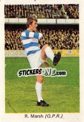 Sticker Rodney Marsh - My Favorite Soccer Stars 1969-1970
 - IPC Magazines
