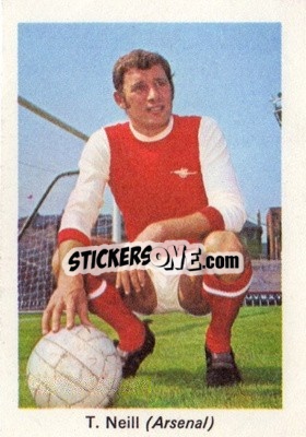 Sticker Terry Neill - My Favorite Soccer Stars 1969-1970
 - IPC Magazines
