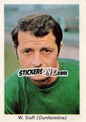 Sticker Willie Duff - My Favorite Soccer Stars 1969-1970
 n. SM16 - IPC Magazines
