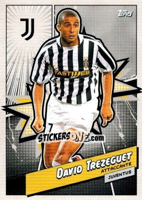 Sticker David Trezeguet - Juventus 2023-2024
 n. JUVH-12 - Topps