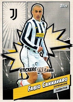 Sticker Fabio Cannavaro - Juventus 2023-2024
 n. JUVH-7 - Topps
