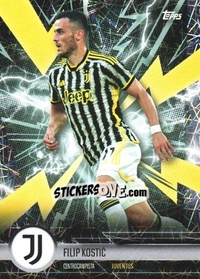 Sticker Filip Kostić - Juventus 2023-2024
 n. JUVS-2e - Topps