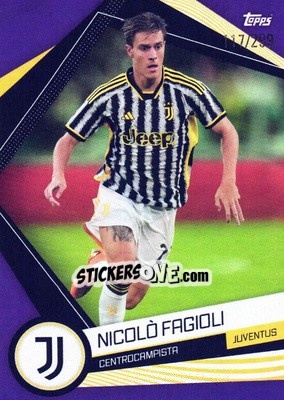 Sticker Nicolò Fagioli - Juventus 2023-2024
 n. JUV-11p - Topps