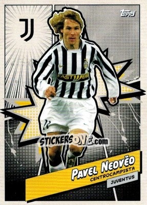 Sticker Pavel Nedvěd - Juventus 2023-2024
 n. JUVH-2 - Topps