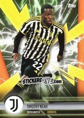 Sticker Samuel Iling-Junior - Juventus 2023-2024
 n. JUVS-1o - Topps