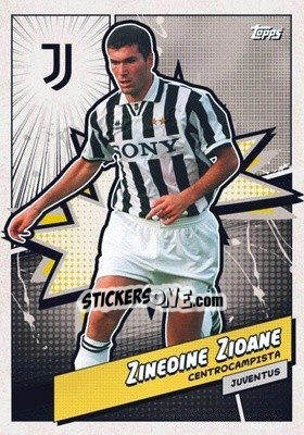 Sticker Zinedine Zidane - Juventus 2023-2024
 n. JUVH-8 - Topps