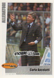 Sticker Carlo Ancelotti - SuperCalcio 2000-2001 n. 37 - Panini