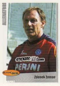 Sticker Zdenek Zeman - SuperCalcio 2000-2001 - Panini