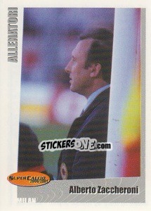 Sticker Alberto Zaccheroni - SuperCalcio 2000-2001 - Panini
