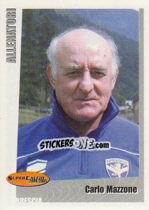 Cromo Carlo Mazzone - SuperCalcio 2000-2001 - Panini