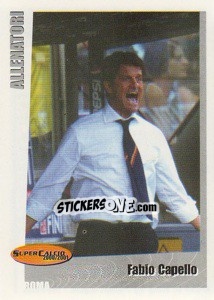 Sticker Fabio Capello - SuperCalcio 2000-2001 n. 50 - Panini