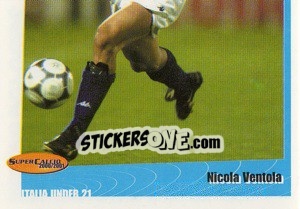 Sticker Nicola Ventola - SuperCalcio 2000-2001 n. 58 - Panini