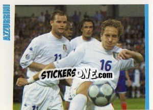 Sticker Massimo Ambrosini - SuperCalcio 2000-2001 n. 59 - Panini