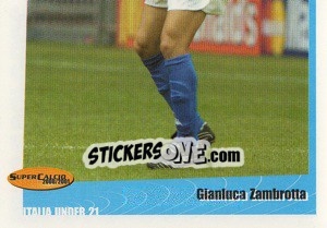 Cromo Gianluca Zambrotta - SuperCalcio 2000-2001 - Panini