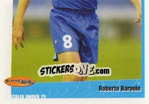 Sticker Roberto Baronio - SuperCalcio 2000-2001 - Panini
