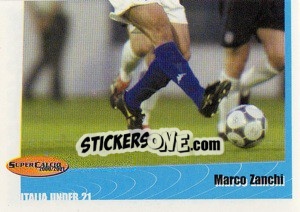 Sticker Marco Zanchi - SuperCalcio 2000-2001 - Panini