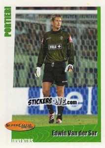 Sticker Erwin van der Sar - SuperCalcio 2000-2001 n. 90 - Panini