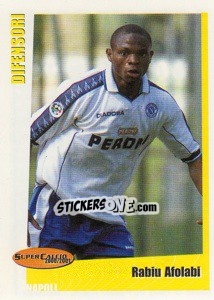 Figurina Rabiu Afolabi - SuperCalcio 2000-2001 - Panini