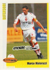 Sticker Marco Materazzi - SuperCalcio 2000-2001 n. 103 - Panini