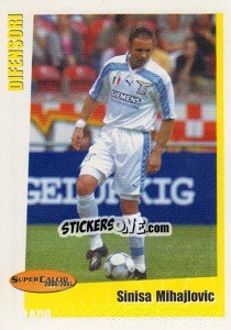 Sticker Sinisa Mihajlovic - SuperCalcio 2000-2001 n. 109 - Panini