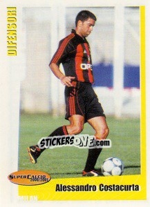 Sticker Alessandro Costacurta - SuperCalcio 2000-2001 n. 110 - Panini