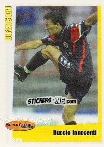 Sticker Duccio Innocenti - SuperCalcio 2000-2001 - Panini