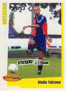 Sticker Giulio Falcone - SuperCalcio 2000-2001 n. 117 - Panini