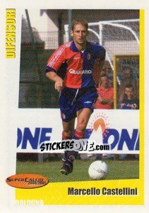 Sticker Marcello Castellini - SuperCalcio 2000-2001 n. 123 - Panini
