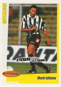 Sticker Mark Iuliano - SuperCalcio 2000-2001 n. 124 - Panini