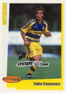 Sticker Fabio Cannavaro - SuperCalcio 2000-2001 n. 128 - Panini