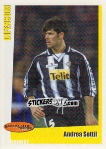 Sticker Andrea Sottil - SuperCalcio 2000-2001 n. 129 - Panini