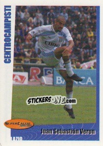 Sticker Juan Sebastián Veron - SuperCalcio 2000-2001 n. 137 - Panini
