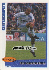 Cromo Juan Sebastián Veron - SuperCalcio 2000-2001 - Panini