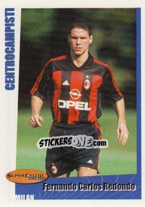 Sticker Fernando Carlos Redondo - SuperCalcio 2000-2001 n. 140 - Panini