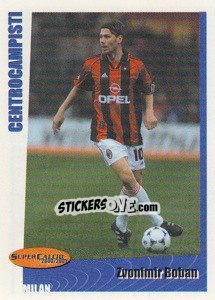 Sticker Zvonimir Boban - SuperCalcio 2000-2001 - Panini