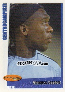 Sticker Clarence Seedorf - SuperCalcio 2000-2001 n. 147 - Panini