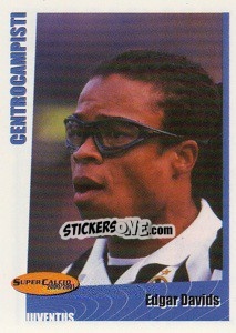 Sticker Edgar Davids - SuperCalcio 2000-2001 n. 148 - Panini