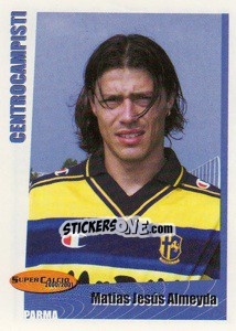 Figurina Matiás Jesús Almeyda - SuperCalcio 2000-2001 - Panini