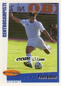 Sticker Paolo Vanoli - SuperCalcio 2000-2001 - Panini