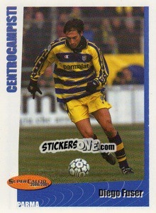 Sticker Diego Fuser - SuperCalcio 2000-2001 n. 156 - Panini