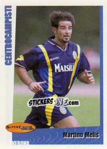 Sticker Martino Melis - SuperCalcio 2000-2001 n. 162 - Panini