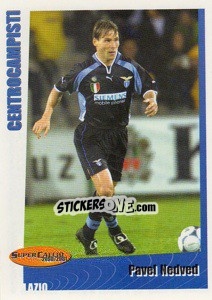 Sticker Pavel Nedved - SuperCalcio 2000-2001 n. 164 - Panini