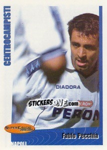 Sticker Fabio Pecchia - SuperCalcio 2000-2001 n. 166 - Panini