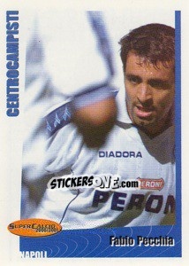 Figurina Fabio Pecchia - SuperCalcio 2000-2001 - Panini