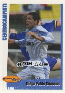 Sticker Diego Pablo Simeone - SuperCalcio 2000-2001 n. 170 - Panini