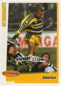 Sticker Amoroso - SuperCalcio 2000-2001 n. 177 - Panini