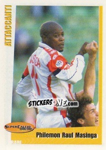 Sticker Philemon Raul Masinga - SuperCalcio 2000-2001 n. 182 - Panini