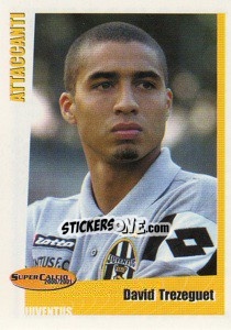 Sticker David Trezeguet - SuperCalcio 2000-2001 n. 184 - Panini