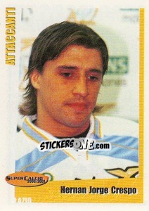 Figurina Hernan Jorge Crespo - SuperCalcio 2000-2001 - Panini