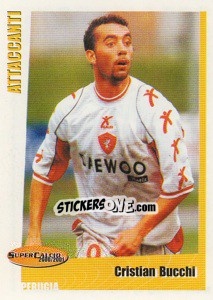 Sticker Cristian Bucchi - SuperCalcio 2000-2001 - Panini
